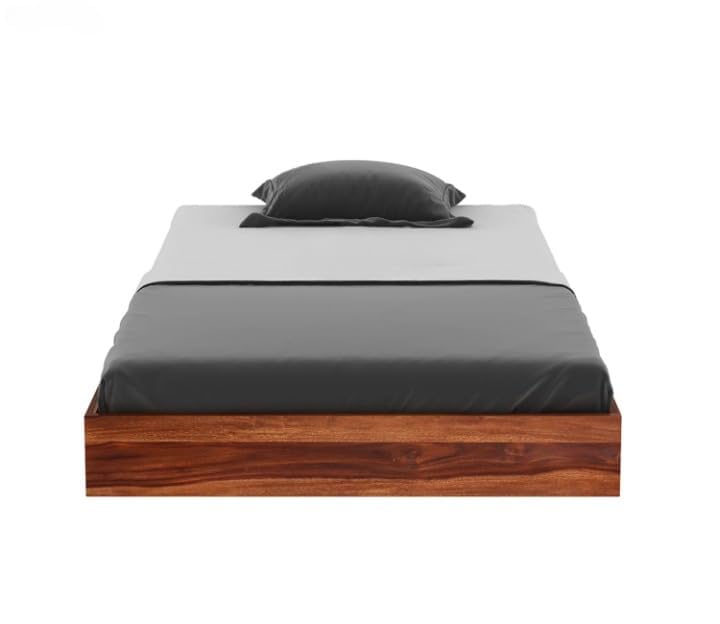 Wooden Platform Palang Single Bed for Bedroom