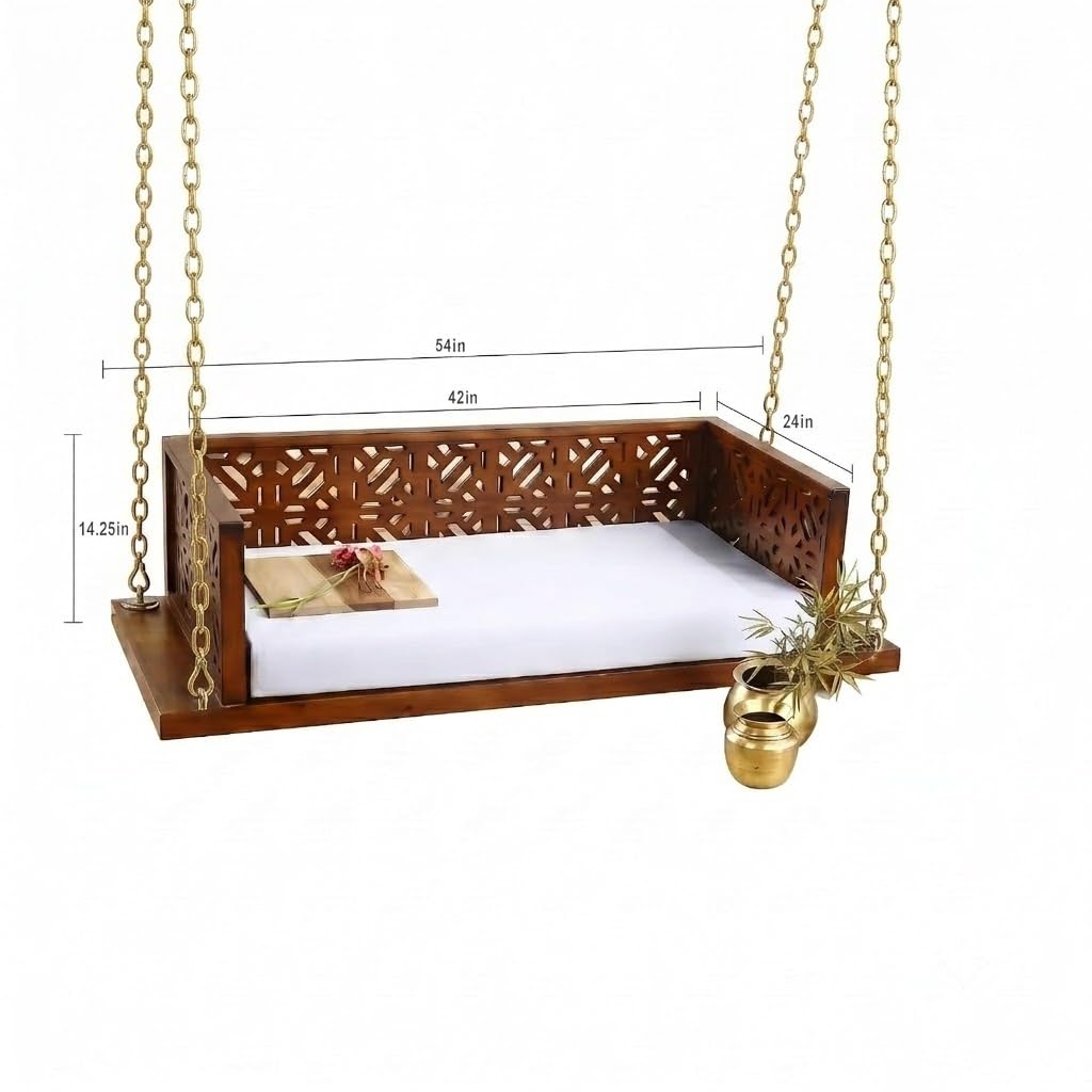 Wooden Swing Jhula for Living Room & Balcony