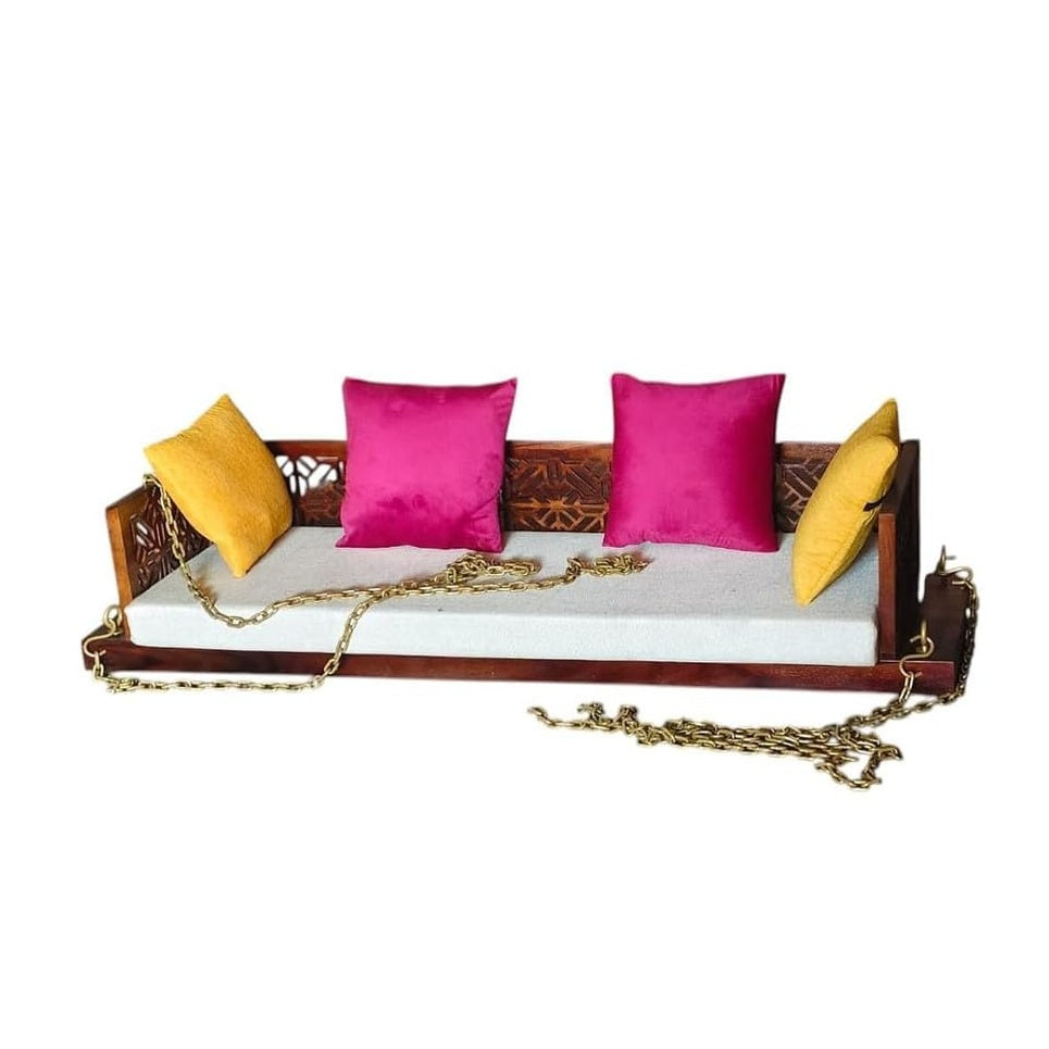 Solid Sheesham Wood Swing Sofa