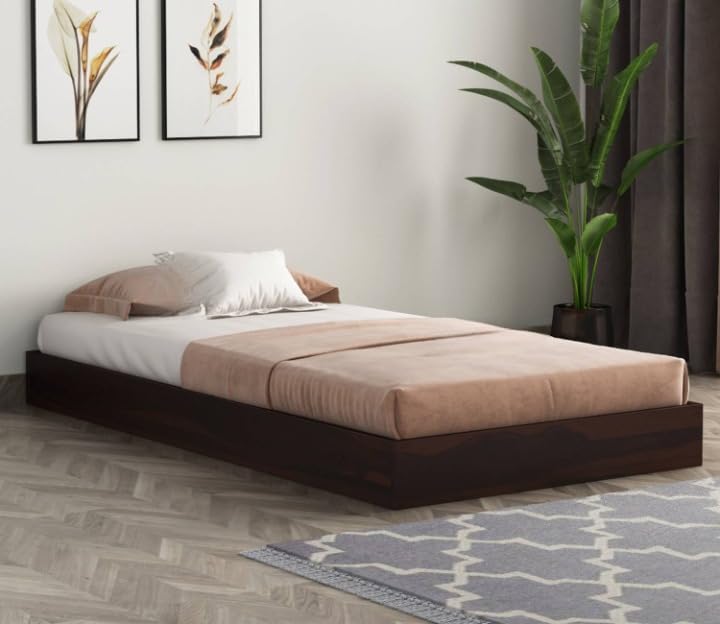 Wooden Platform Palang Single Bed for Bedroom