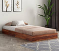 Wooden Single Size Bed Without Storage
