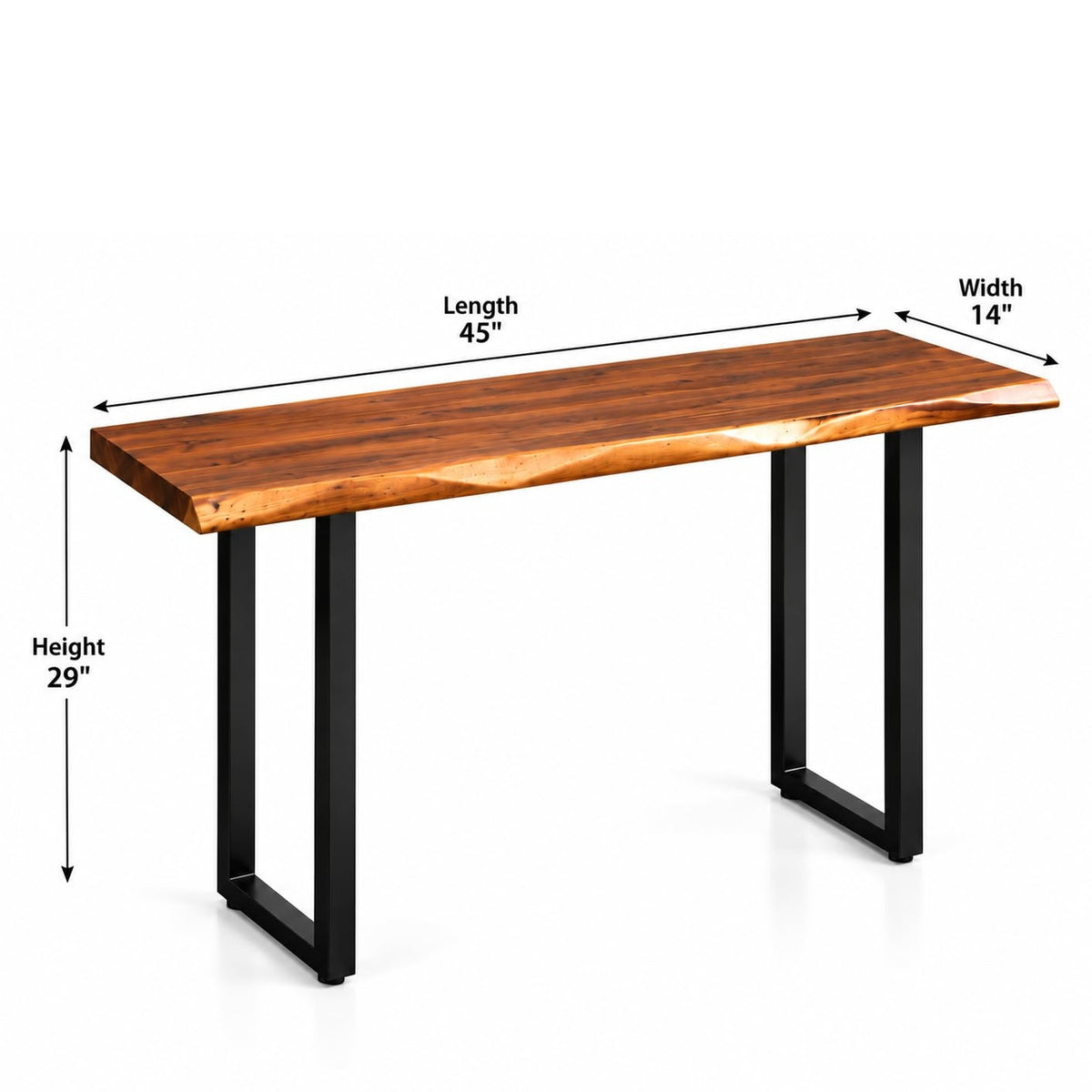 Wooden Console Table for Living Room