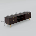 Wooden TV Cabinet with Storage Drawers