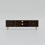 Wooden TV Cabinet with Storage Drawers