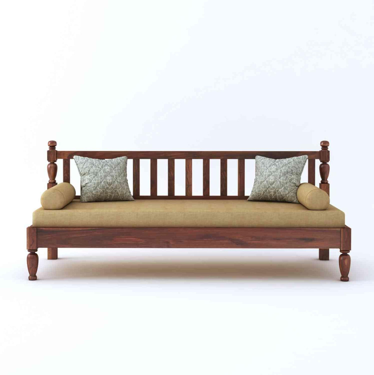 3 Seater Wooden Sofa Couch for Living Room