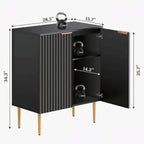 Wooden Sideboard Cabinet with 2 Door Storage