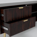 Wooden TV Cabinet with Storage Drawers