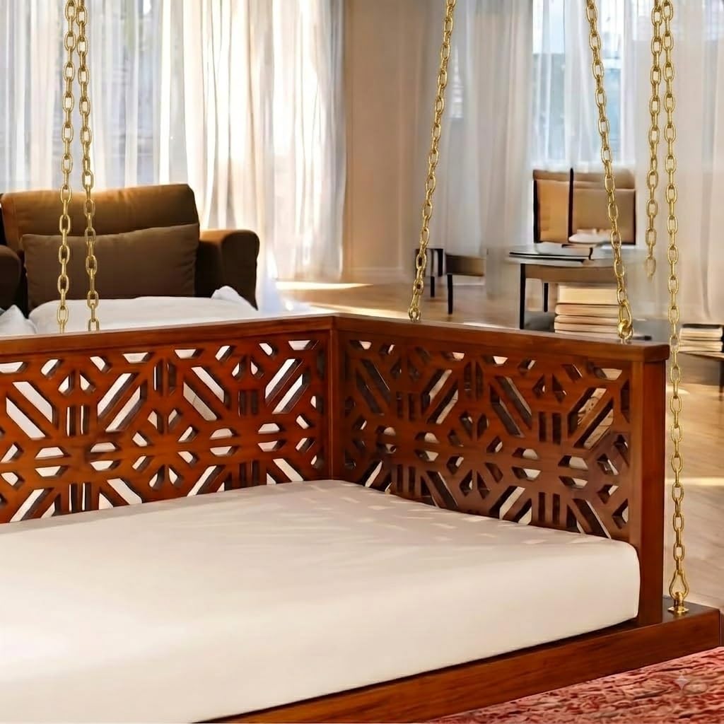 Wooden Swing Jhula for Living Room & Balcony
