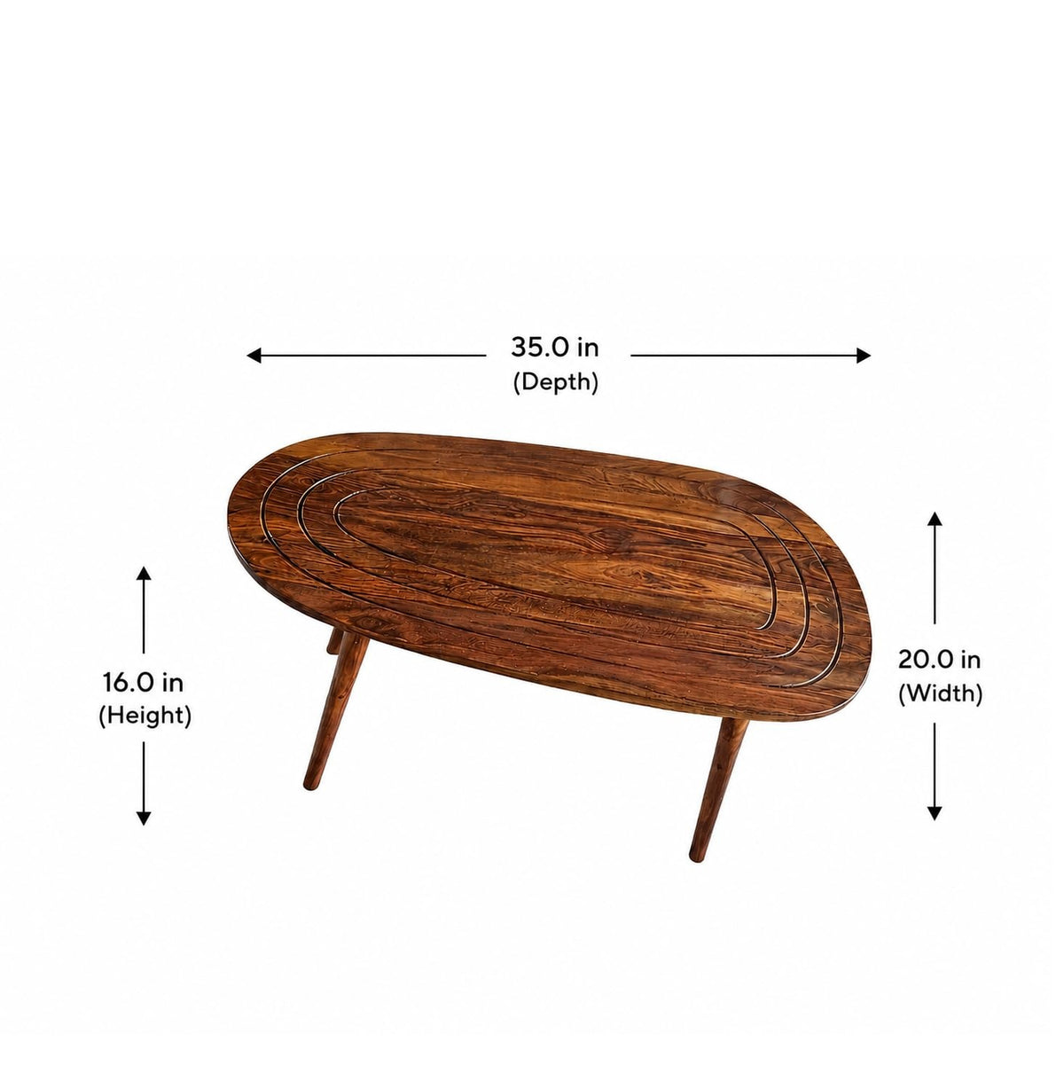 Wooden Centre Table Coffee Table for Living Room
