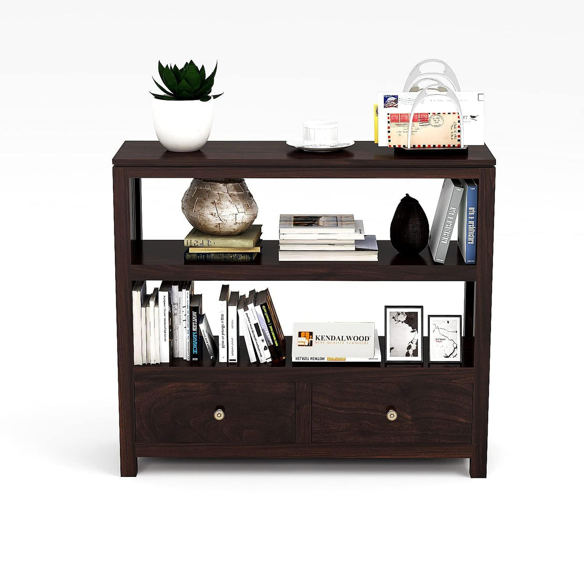 Wooden Entryway Table with Storage Drawer