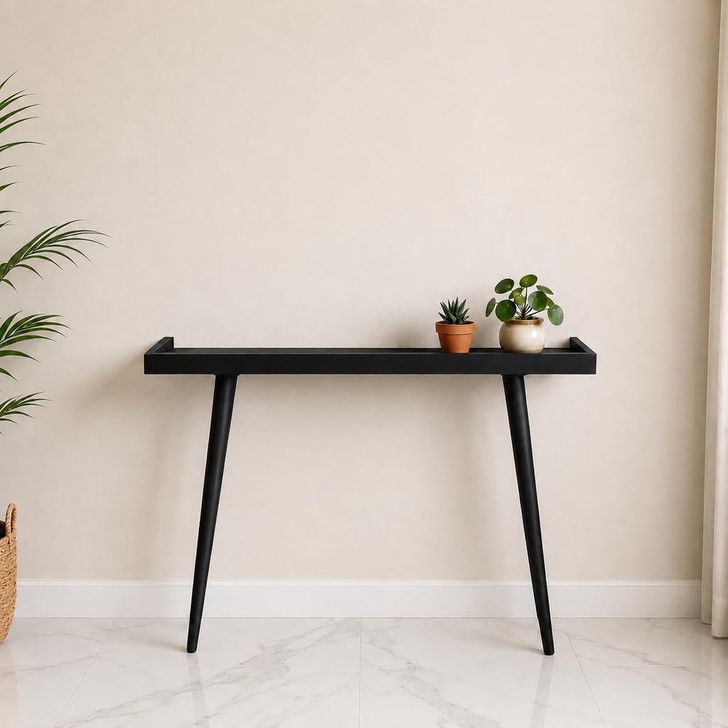 Wooden Entryway Table for Living Room