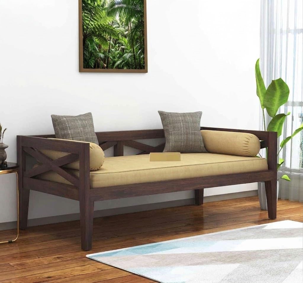 3 Seater Wooden Sofa Couch for Living Room