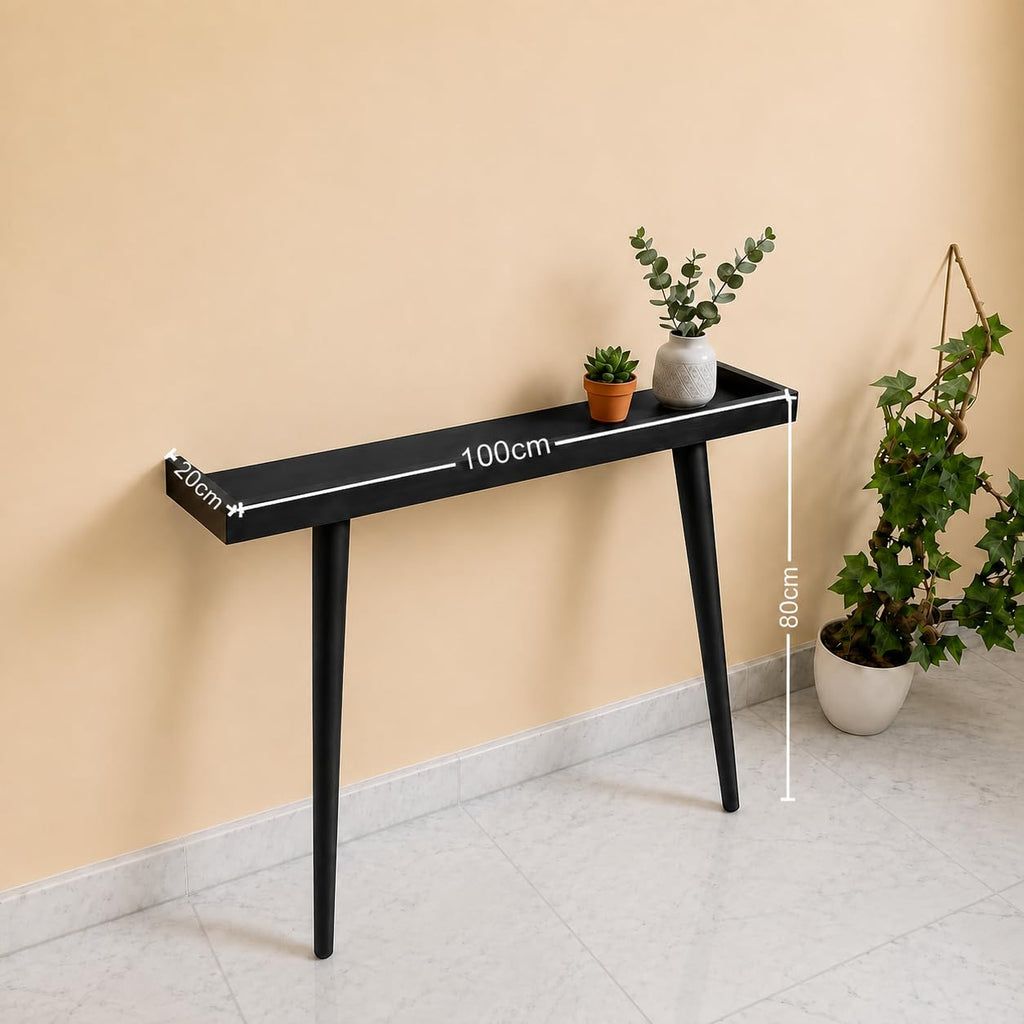 Solid Wood Entryway Table for Living Room
