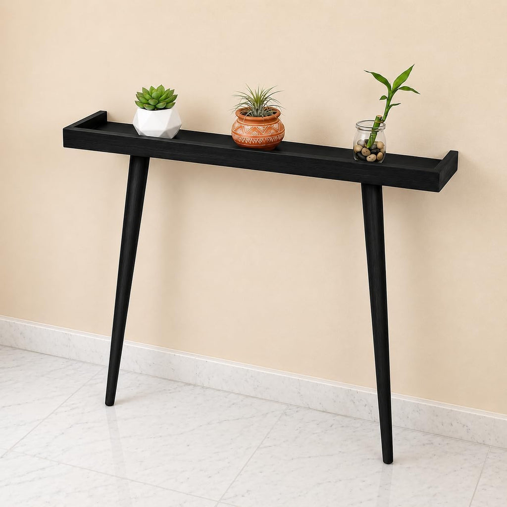 Solid Wood Entryway Table for Living Room
