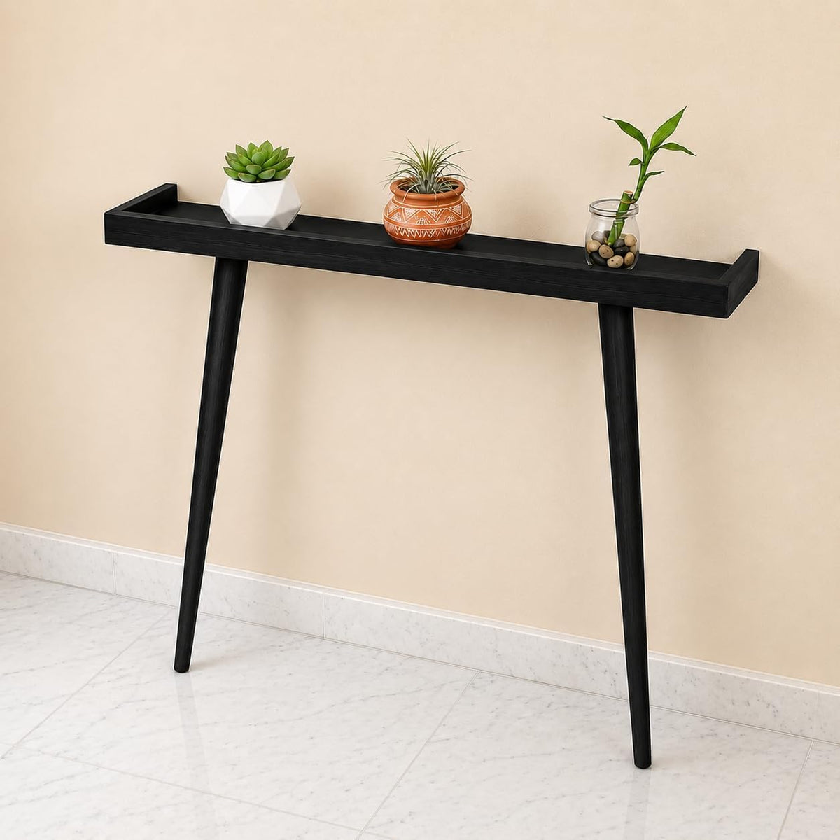 Wooden Entryway Table for Living Room