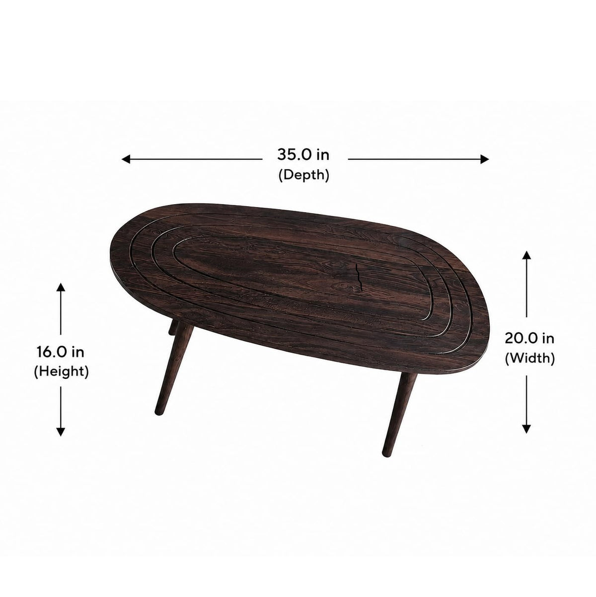 Wooden Centre Table Coffee Table for Living Room