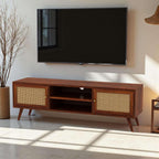 Solid Sheesham Wood TV Unit for Living Room