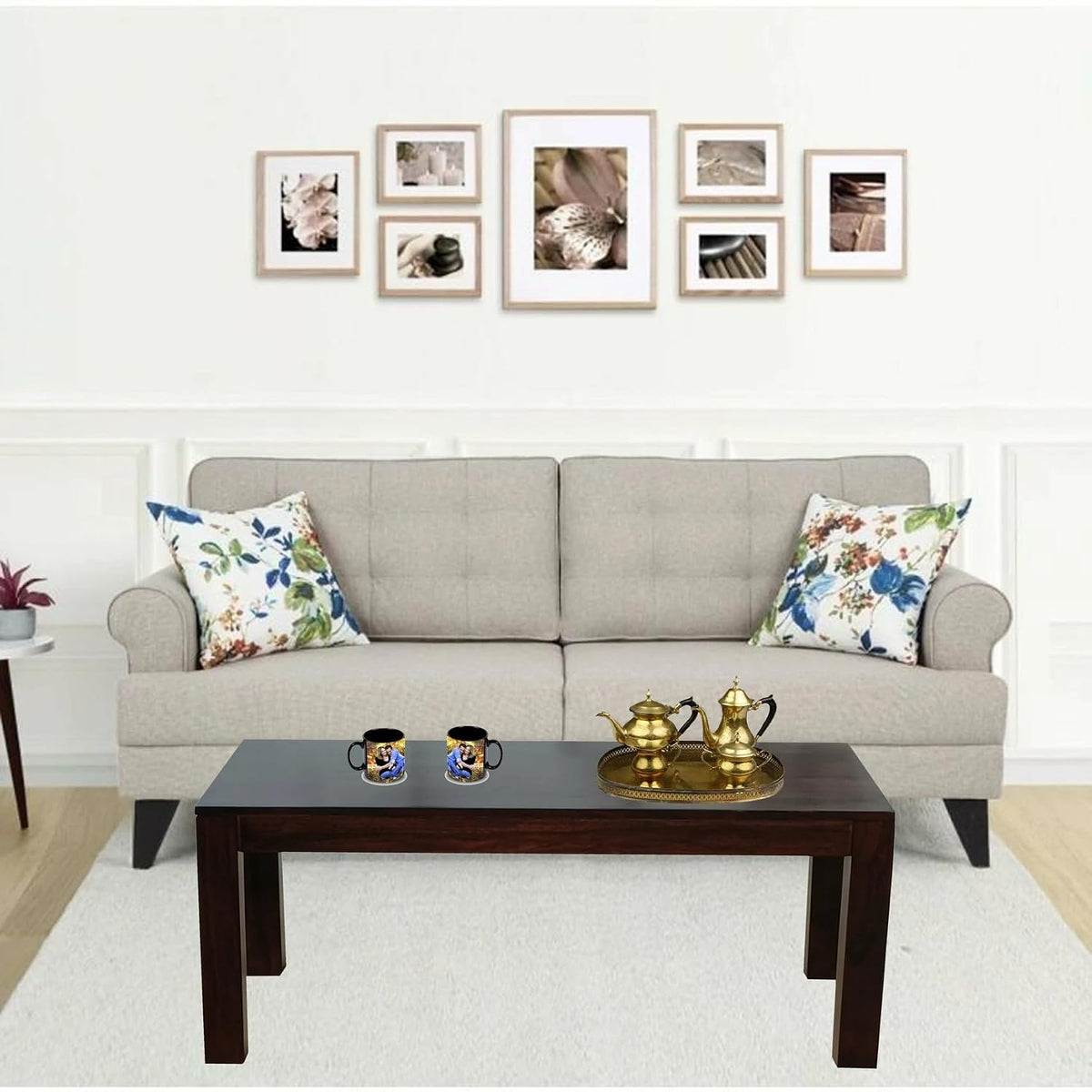 Solid Wood Coffee Table for Living Room and Office