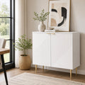 Wooden Sideboard Cabinet with 4 Door Storage
