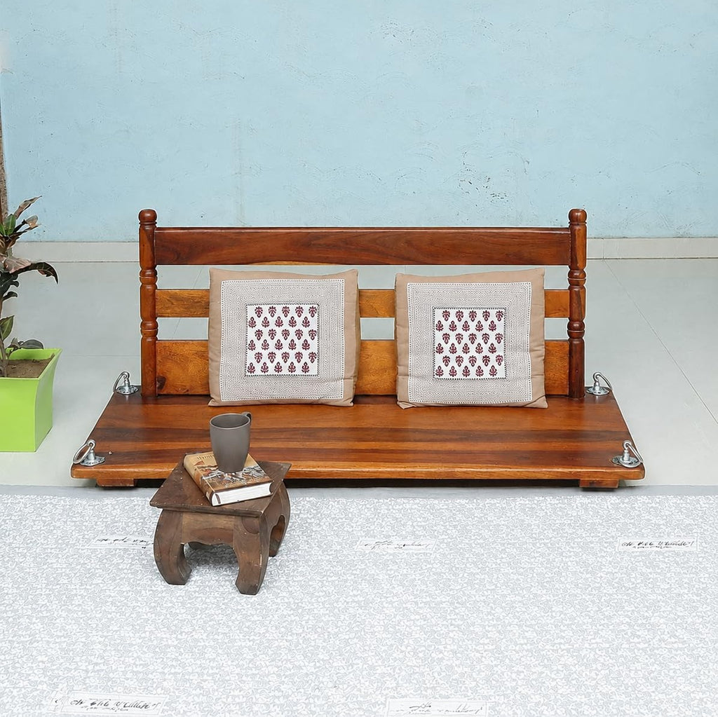 Wooden Swing for Balcony