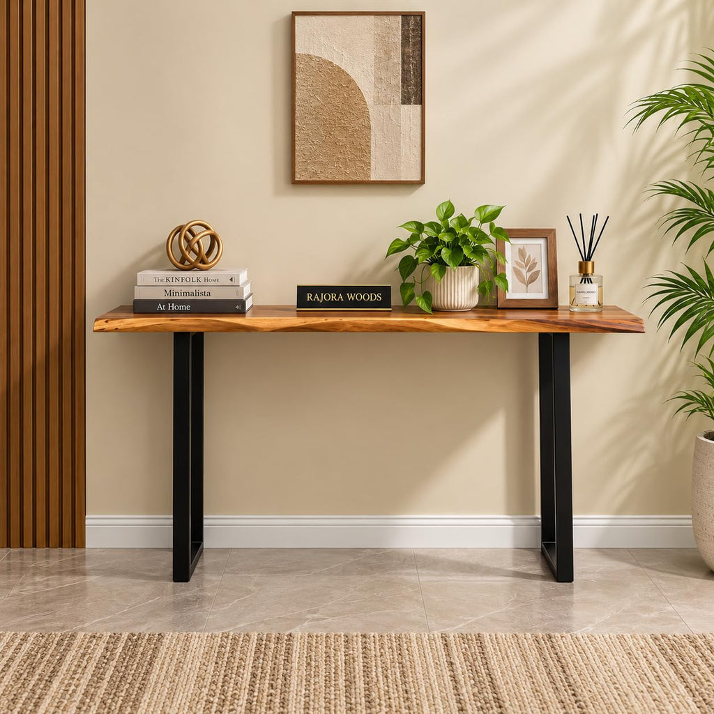 Wooden Console Table for Living Room