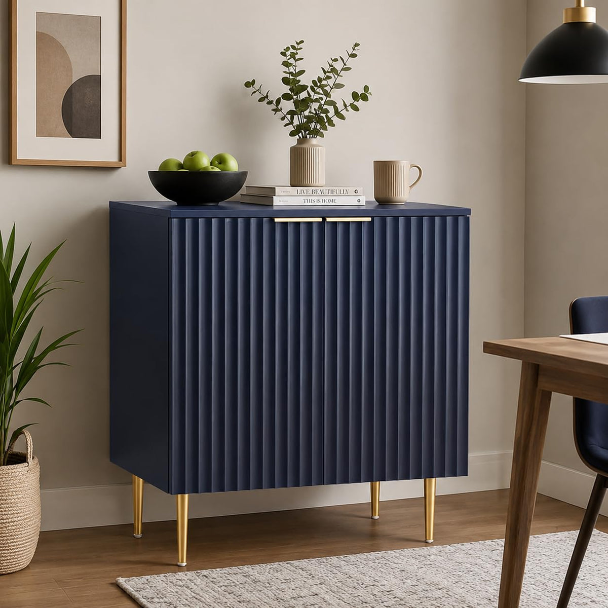 Wooden Storage Unit for Living Room Dining Room Kitchen Entryway