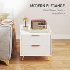 Solid Wood Bedside Table for Bedroom