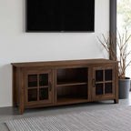 Solid Sheesham Wood TV Cabinet with Storage