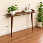 Solid Wood Entryway Table for Living Room