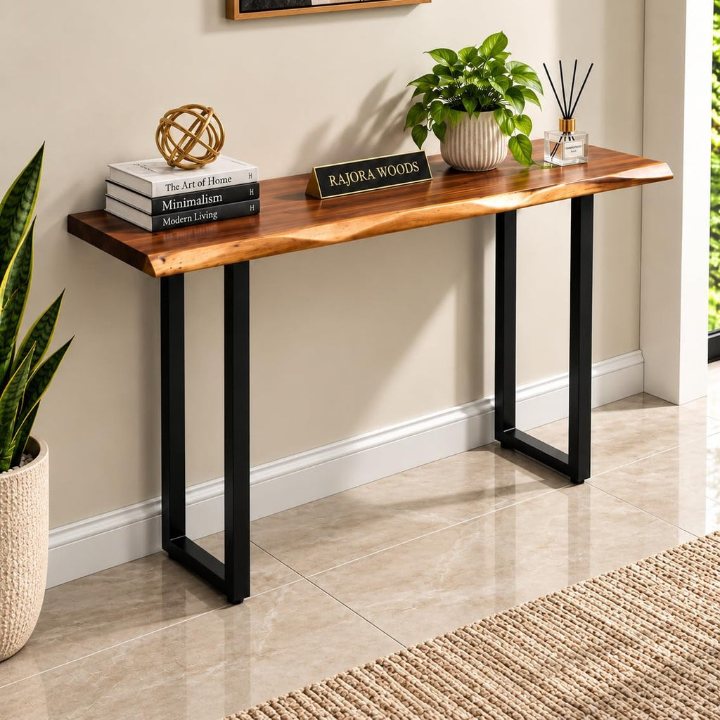 Wooden Console Table for Living Room