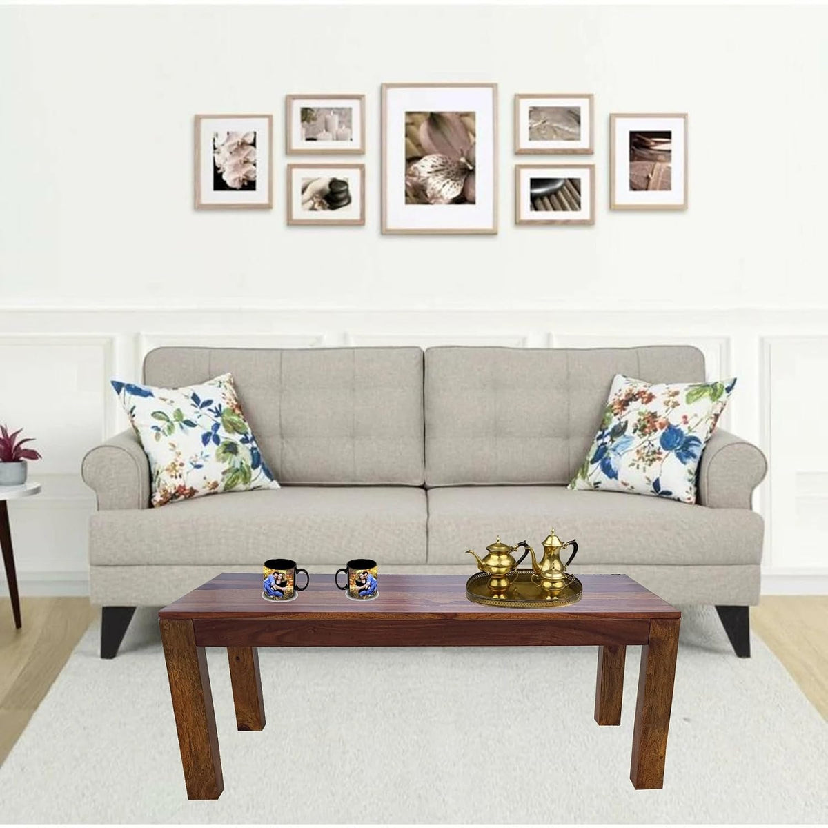 Solid Wood Coffee Table for Living Room and Office