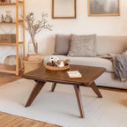 Solid Sheesham Wood Square Centre Tea Table