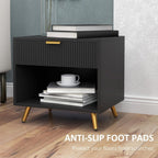 Solid Wood Bedside Table for Bedroom