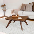 Solid Sheesham Wood Square Centre Tea Table