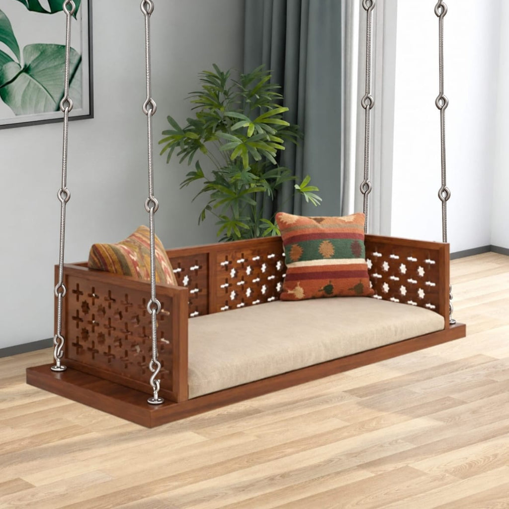 Wooden Swing Jhula for Living Room